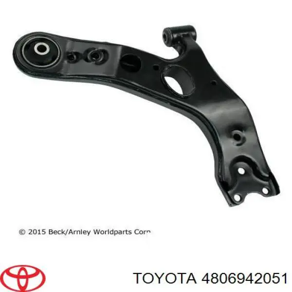 4806942051 Toyota barra oscilante, suspensión de ruedas delantera, inferior izquierda