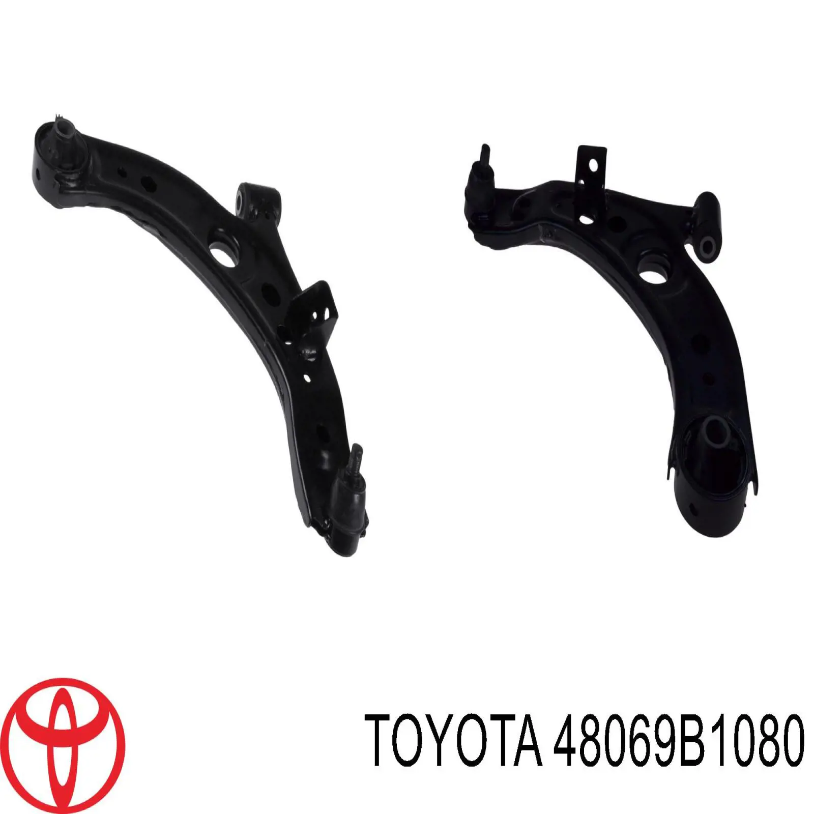 48069B1080 Toyota barra oscilante, suspensión de ruedas delantera, inferior izquierda