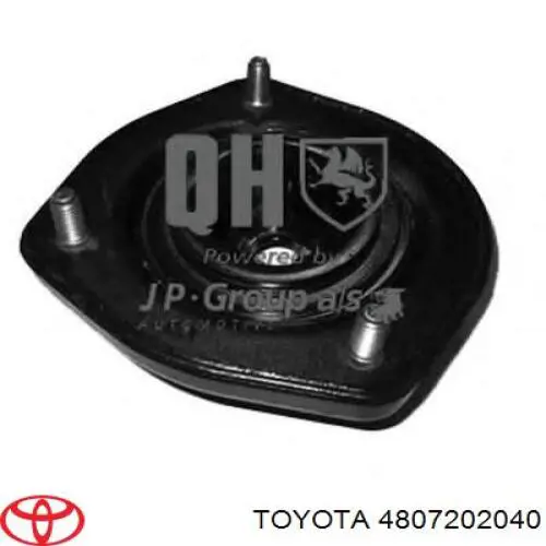 4807212130 Toyota soporte amortiguador trasero izquierdo