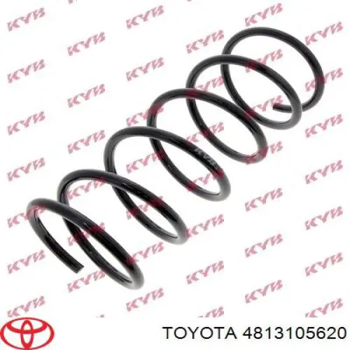 4813105620 Toyota muelle de suspensión eje delantero