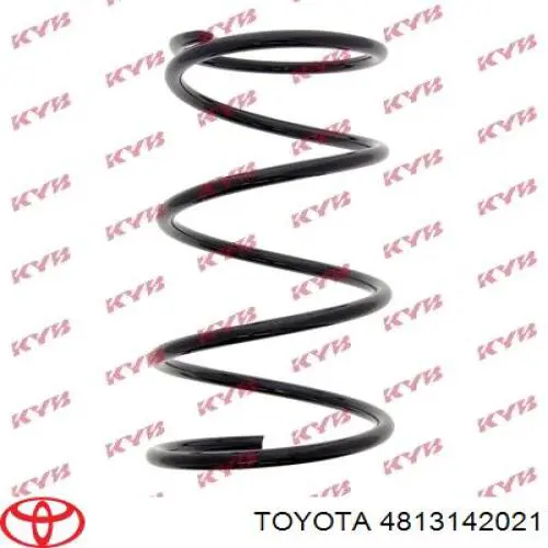 4813142021 Toyota muelle de suspensión eje delantero