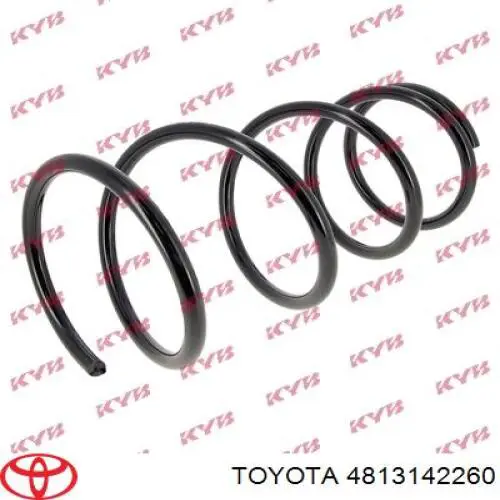 4813142260 Toyota muelle de suspensión eje delantero