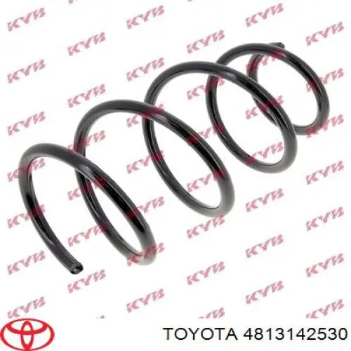 4813142530 Toyota muelle de suspensión eje delantero