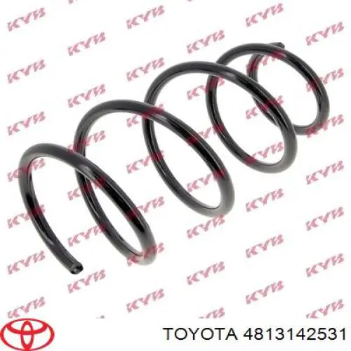 4813142531 Toyota muelle de suspensión eje delantero