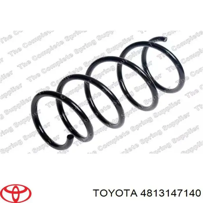 4813147150 Toyota muelle de suspensión eje delantero