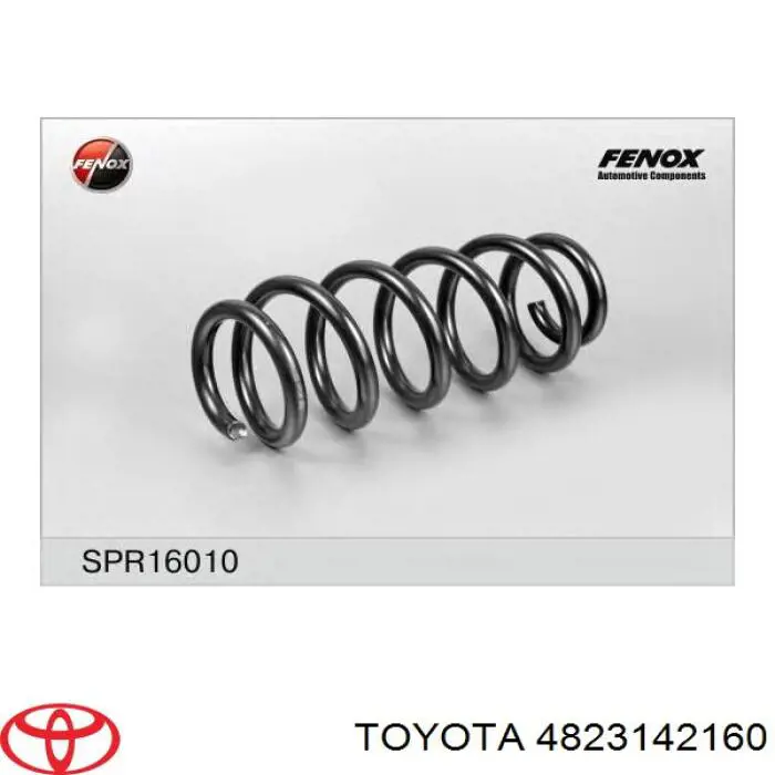 4823142160 Toyota muelle de suspensión eje trasero