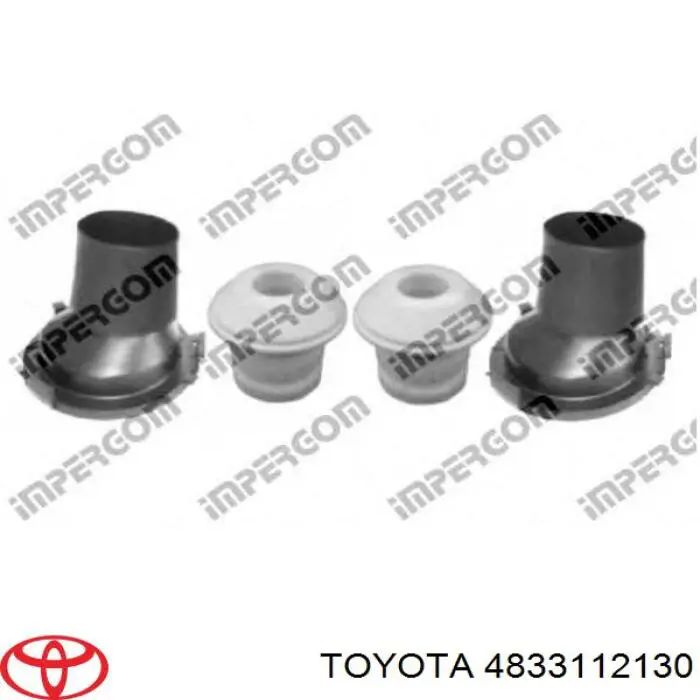 4833112130 Toyota almohadilla de tope, suspensión trasera