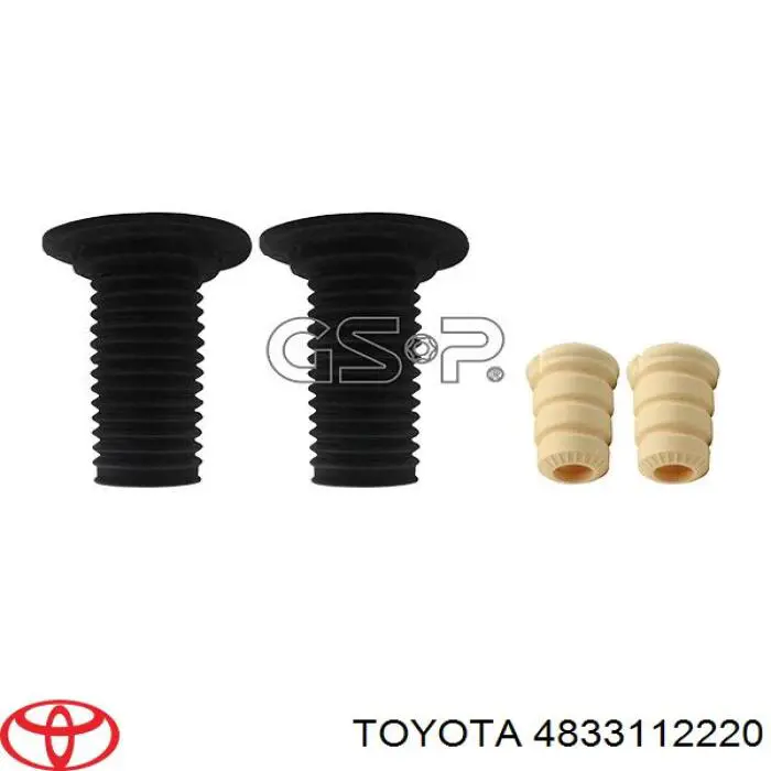 4833112220 Toyota almohadilla de tope, suspensión delantera