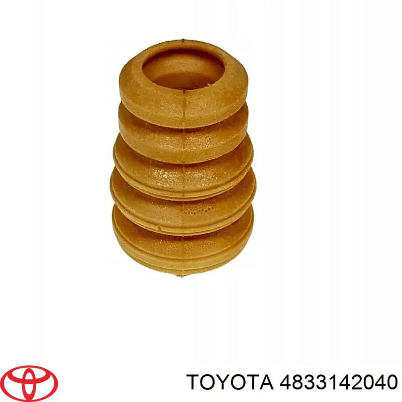 4833142040 Toyota almohadilla de tope, suspensión delantera