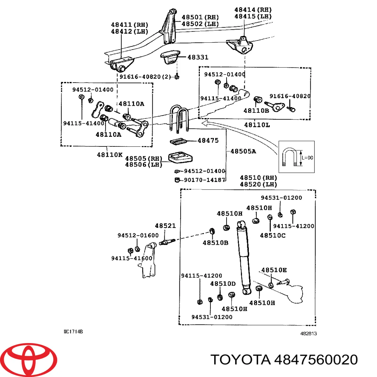 4847560020 Toyota 