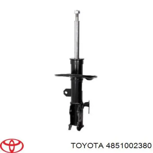 4851002380 Toyota amortiguador delantero derecho