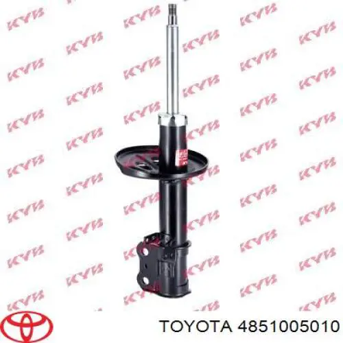 4851005010 Toyota amortiguador delantero derecho