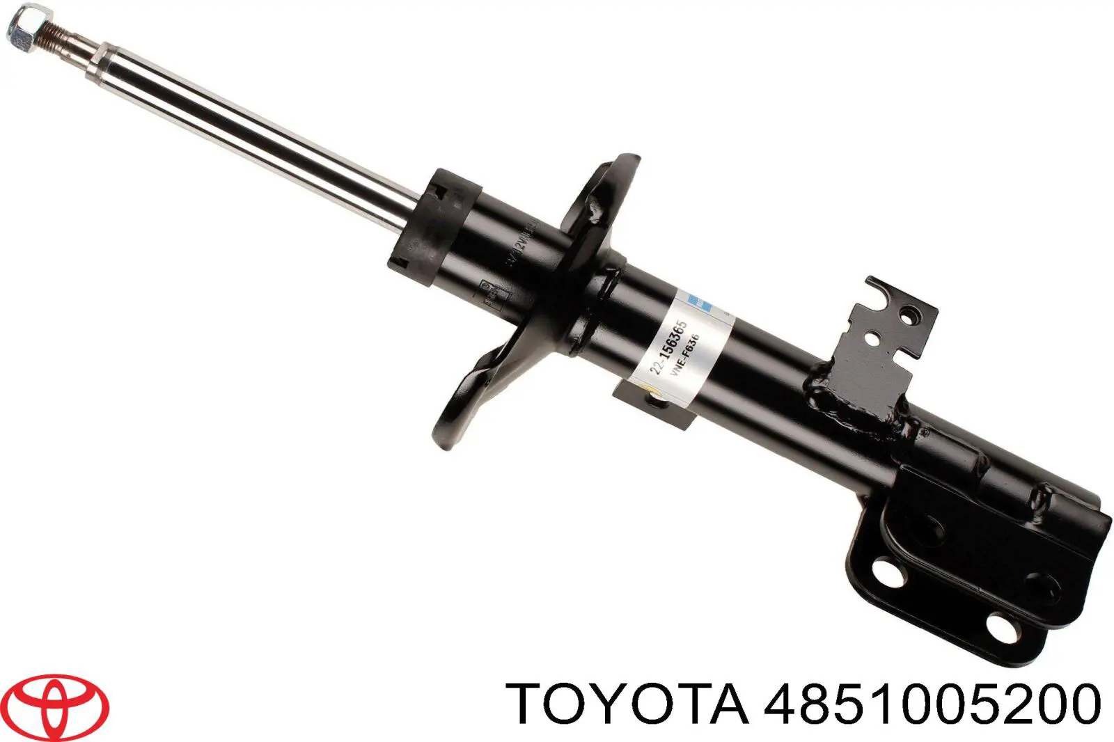 4851005200 Toyota amortiguador delantero derecho