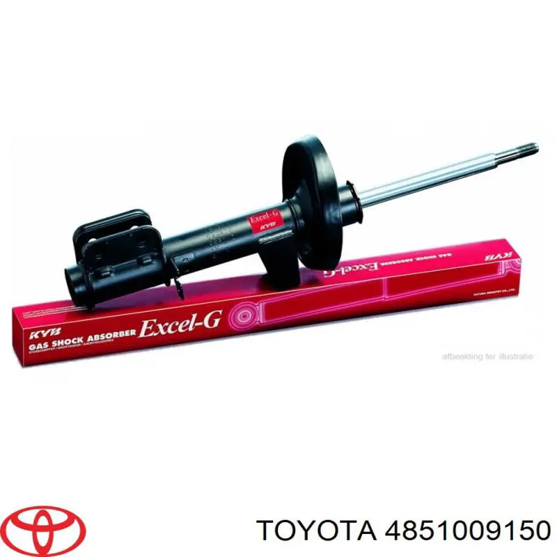 4851009150 Toyota amortiguador delantero derecho