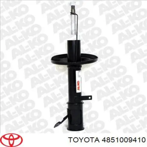 4851009410 Toyota amortiguador delantero derecho