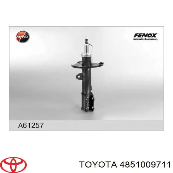 4851009711 Toyota amortiguador delantero izquierdo