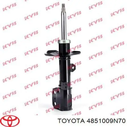 4851009N70 Toyota amortiguador delantero derecho