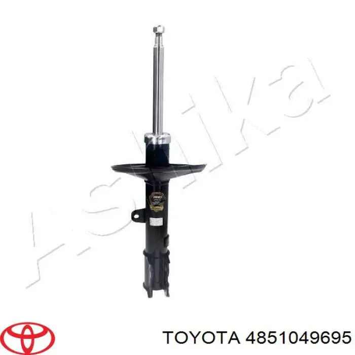 4851049695 Toyota amortiguador delantero derecho