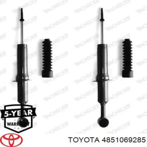 4851069285 Toyota amortiguador delantero