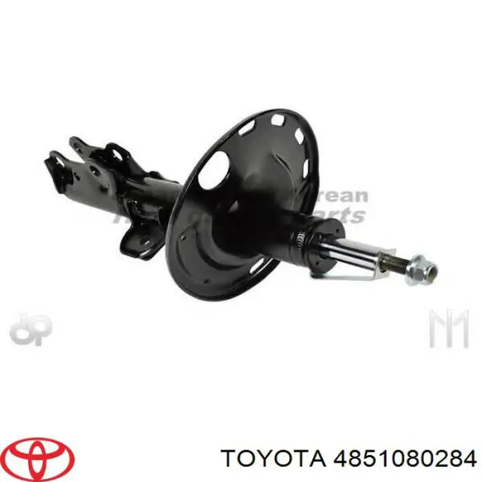 4851080284 Toyota amortiguador delantero derecho