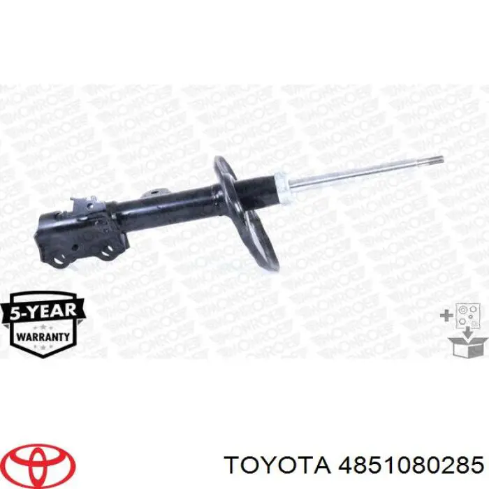 4851080285 Toyota amortiguador delantero derecho