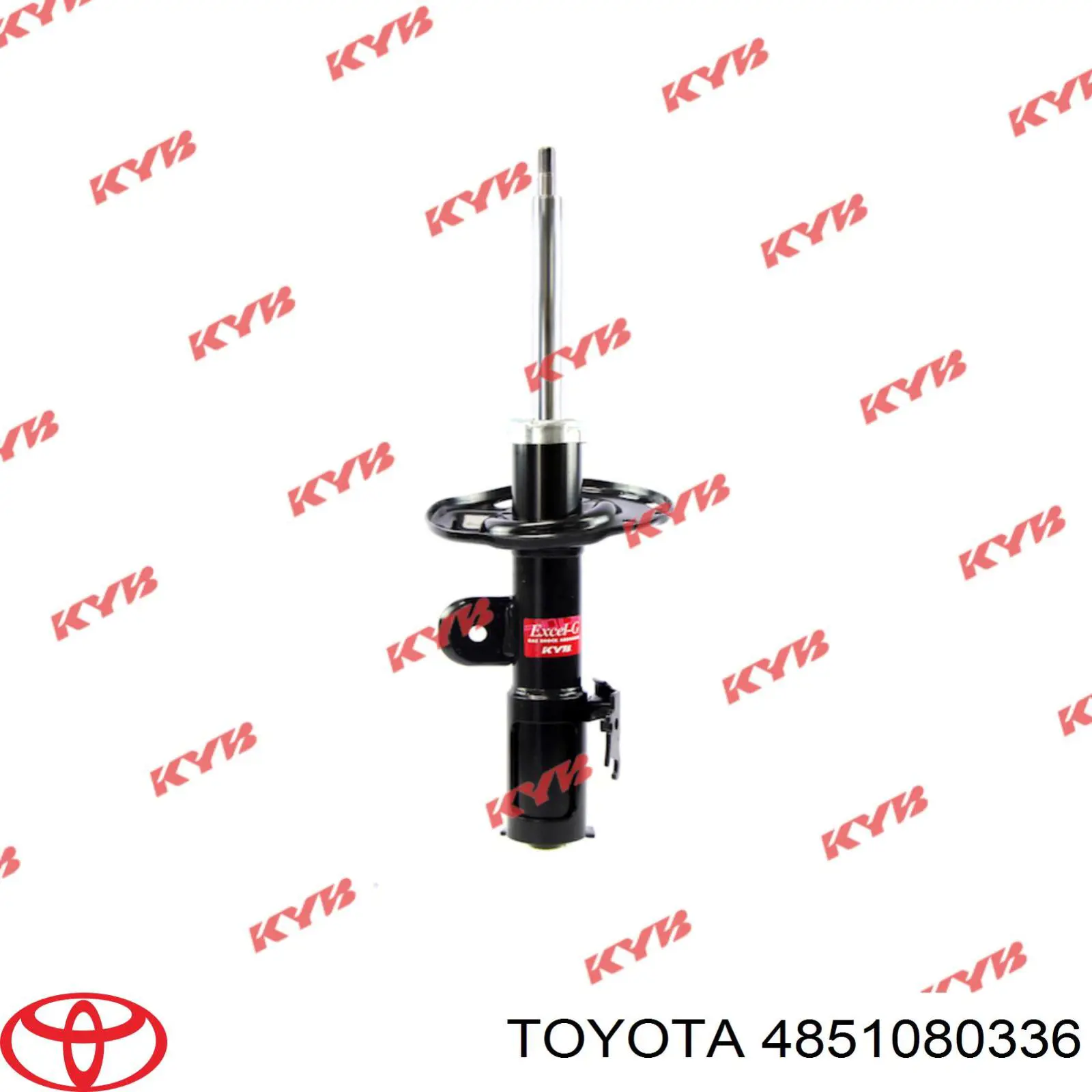 4851080336 Toyota amortiguador delantero derecho