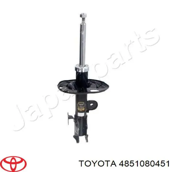 4851080451 Toyota amortiguador delantero derecho