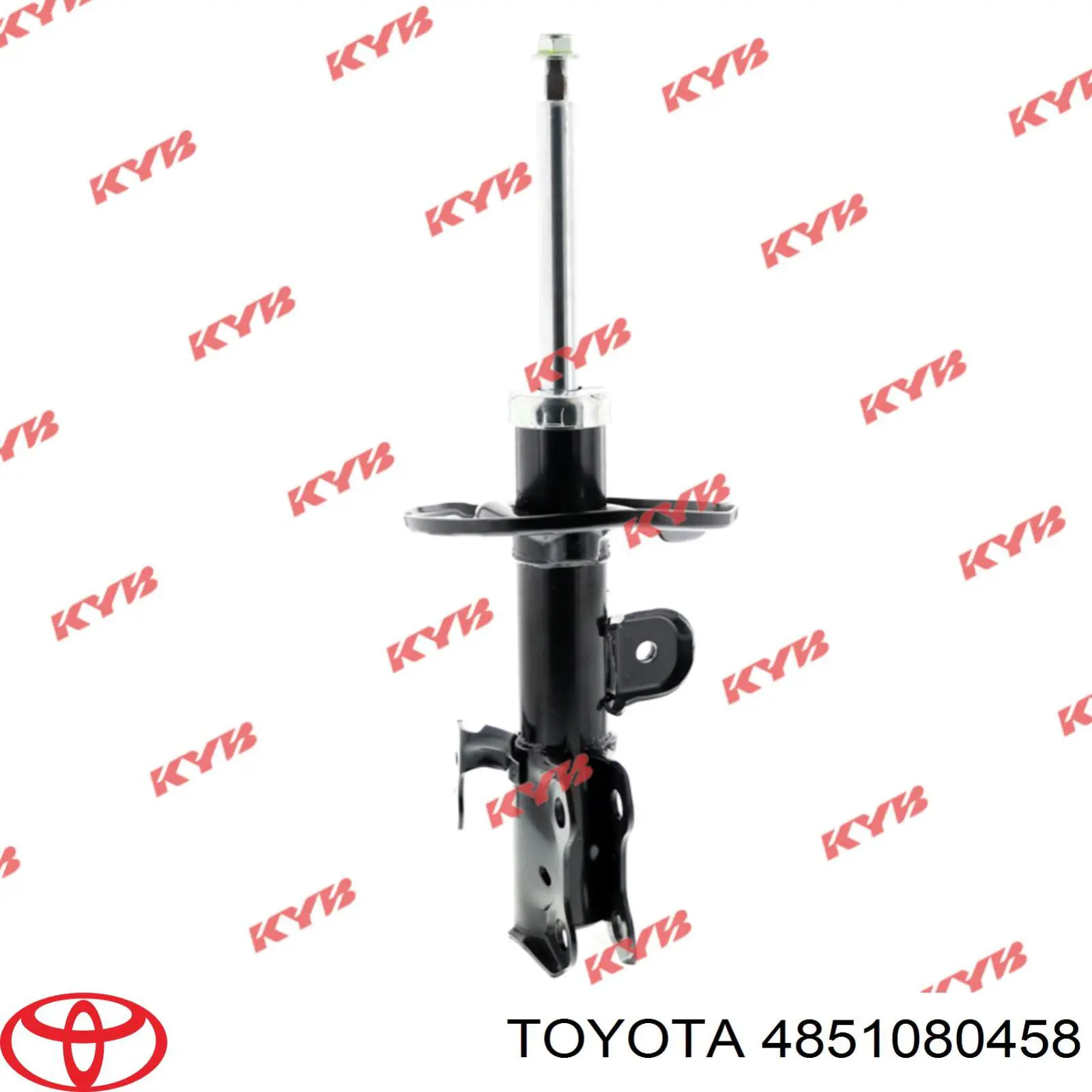 4851080458 Toyota amortiguador delantero derecho