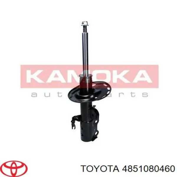 4851080460 Toyota amortiguador delantero derecho