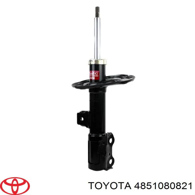 4851080821 Toyota amortiguador delantero derecho