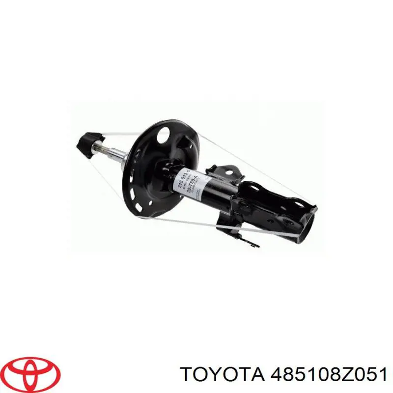 485108Z051 Toyota amortiguador delantero derecho