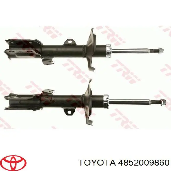 4852009860 Toyota amortiguador delantero izquierdo