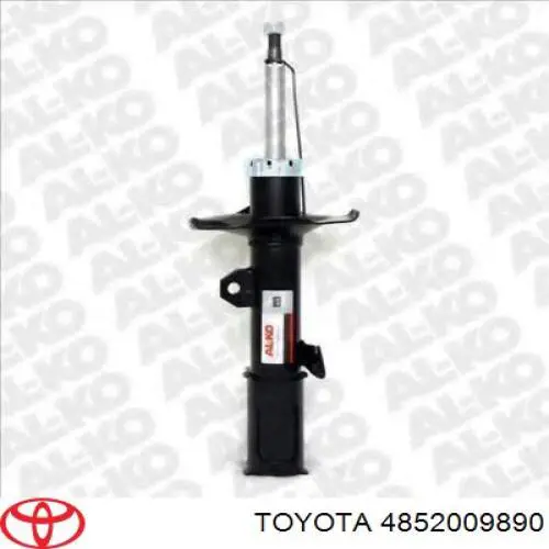 4852009890 Toyota amortiguador delantero izquierdo