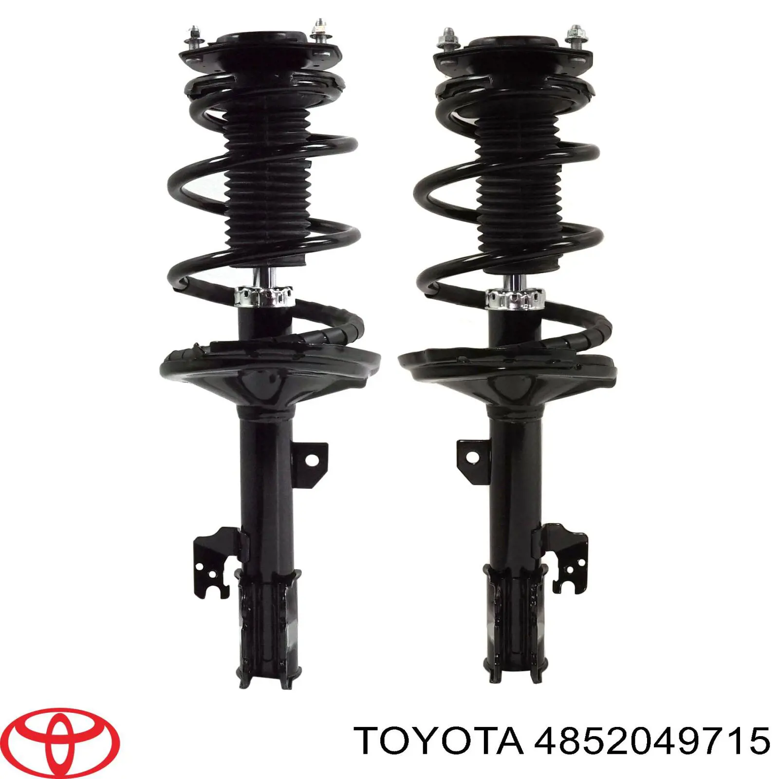 4852049715 Toyota amortiguador delantero izquierdo