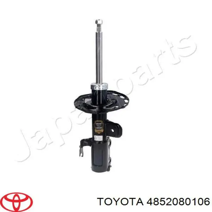 4852080106 Toyota amortiguador delantero izquierdo