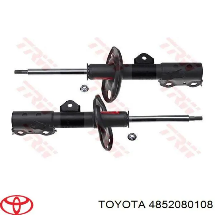 4852080108 Toyota amortiguador delantero izquierdo