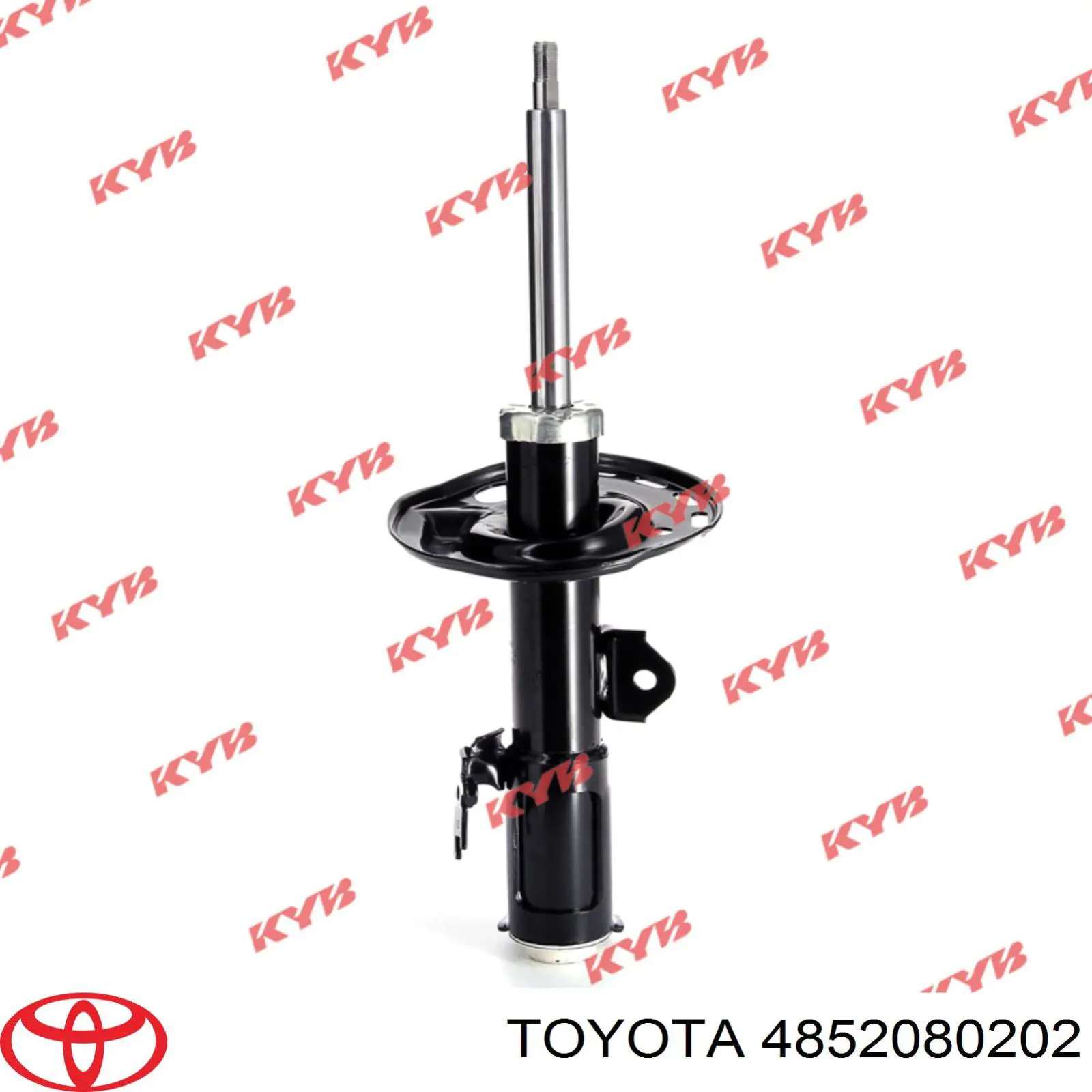 4852080202 Toyota amortiguador delantero izquierdo