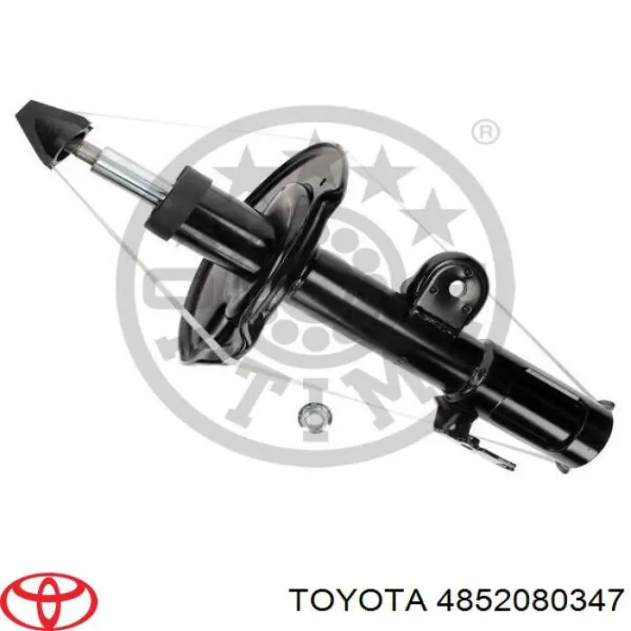 4852080347 Toyota amortiguador delantero izquierdo