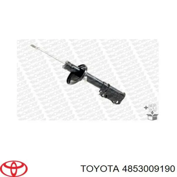 4853009190 Toyota amortiguador trasero derecho