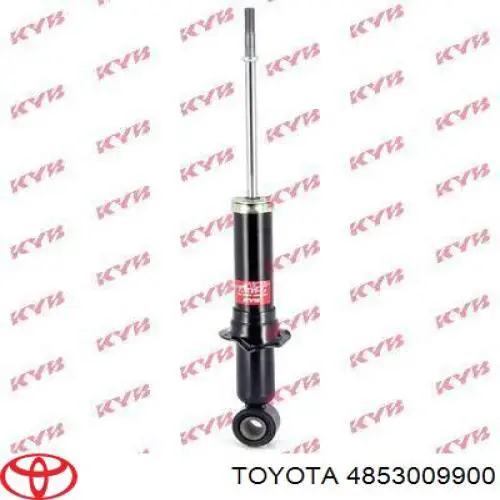 4853009900 Toyota amortiguador trasero izquierdo