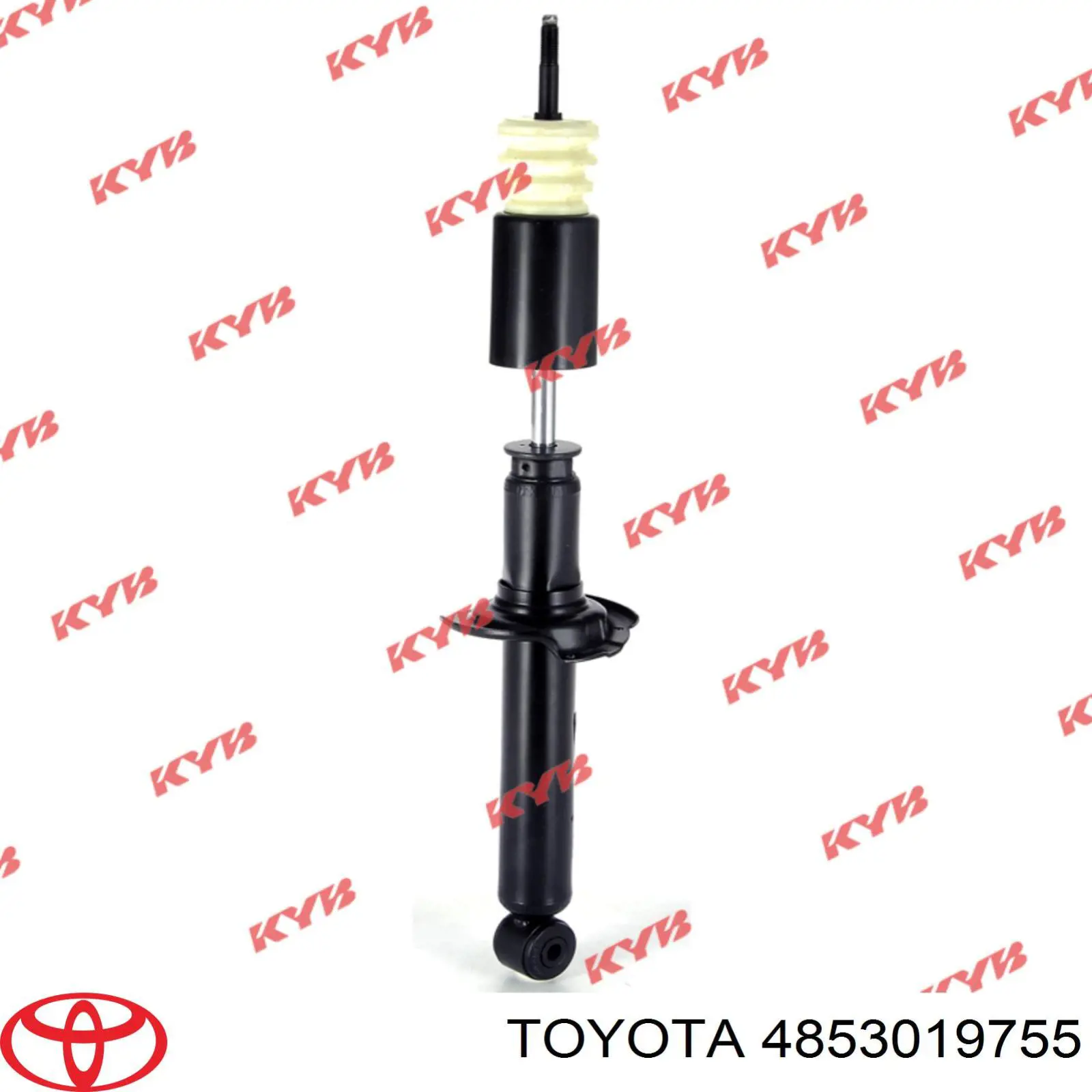 4853019755 Toyota amortiguador trasero