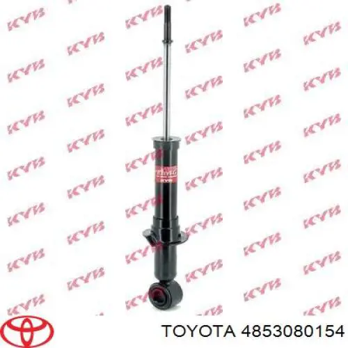 4853080154 Toyota amortiguador trasero