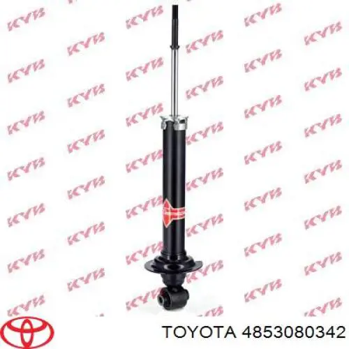 4853080342 Toyota amortiguador trasero