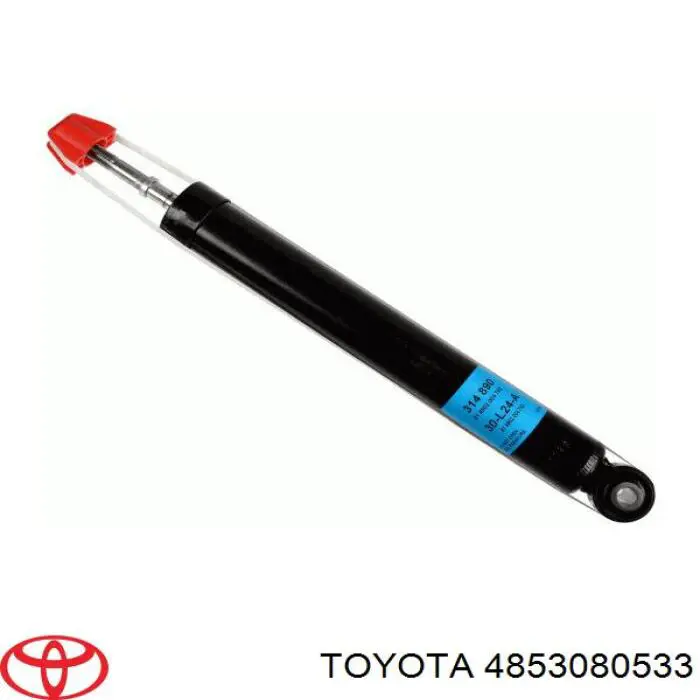 4853080533 Toyota amortiguador trasero