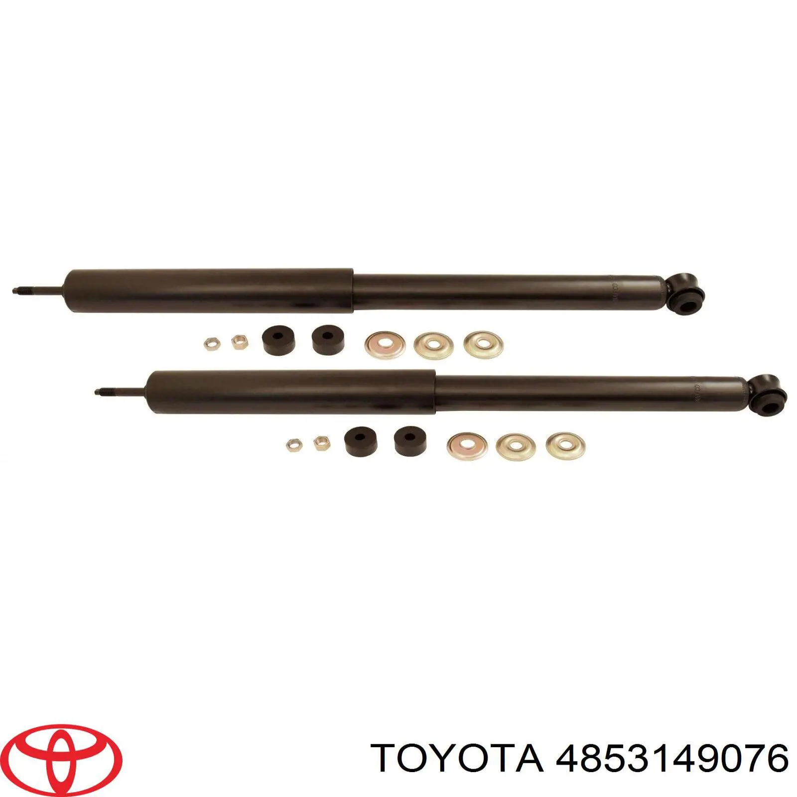 4853149076 Toyota amortiguador trasero