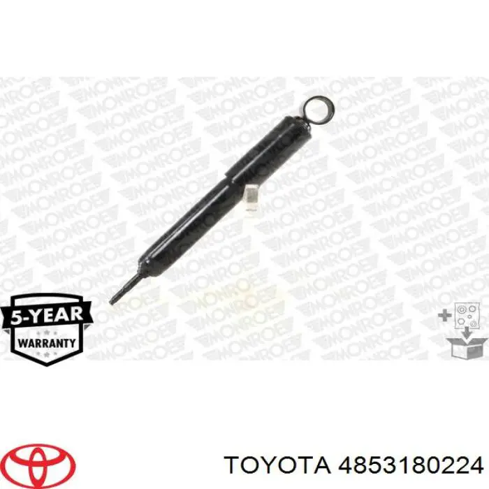 4853180224 Toyota amortiguador trasero