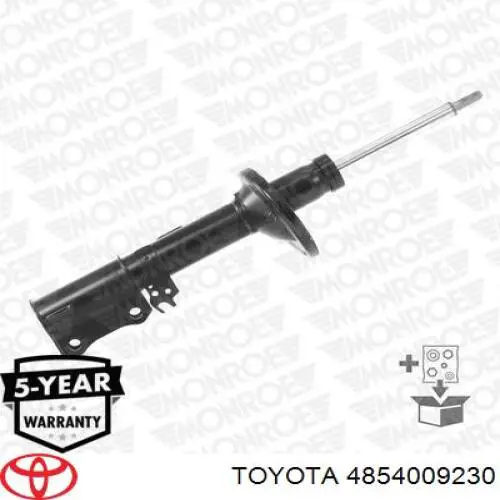 4854009230 Toyota amortiguador trasero