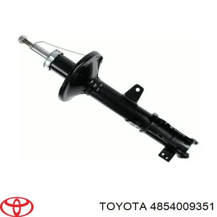 4854009351 Toyota amortiguador trasero izquierdo