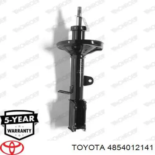 4854012141 Toyota amortiguador trasero izquierdo