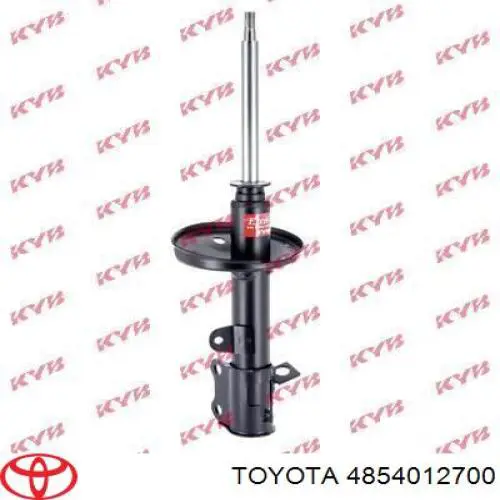 4854019255 Toyota amortiguador trasero izquierdo